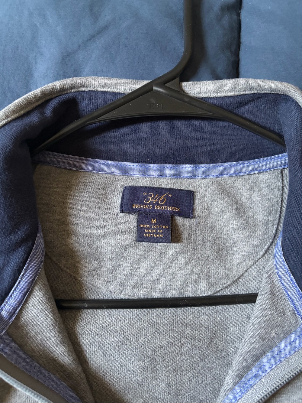 Brooks Brothers Men’s Heather Gray Quarter-Zip